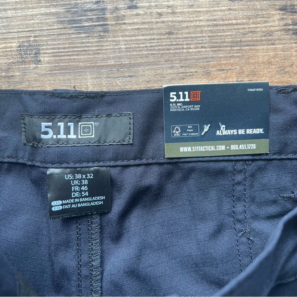 5.11 Tactical Taclite Pro Pant 74273 - Navy Mens Size 38x32 - Picture 5 of 7